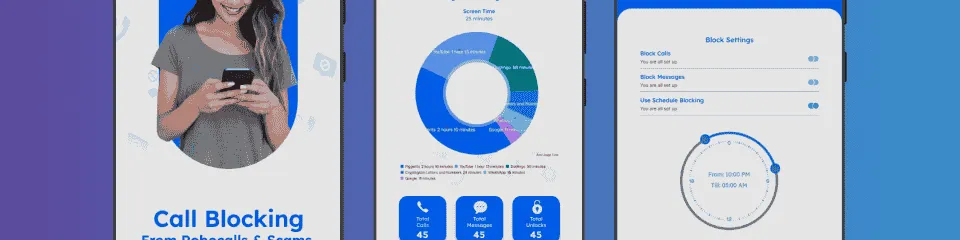 Boundaries project screen, Advanced Digital Wellbeing App