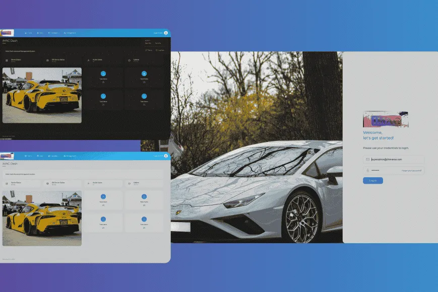 IMAC project screen, Paint Formula & Inventory Management Platform