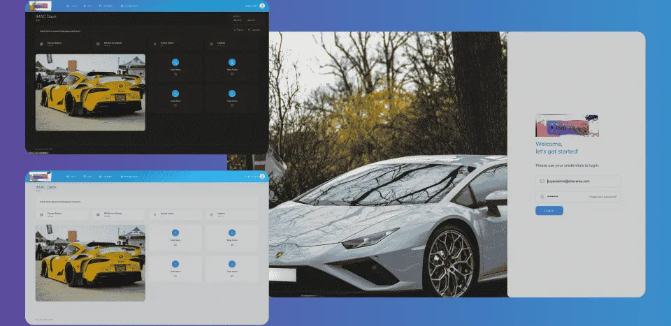 IMAC project screen, Paint Formula & Inventory Management Platform
